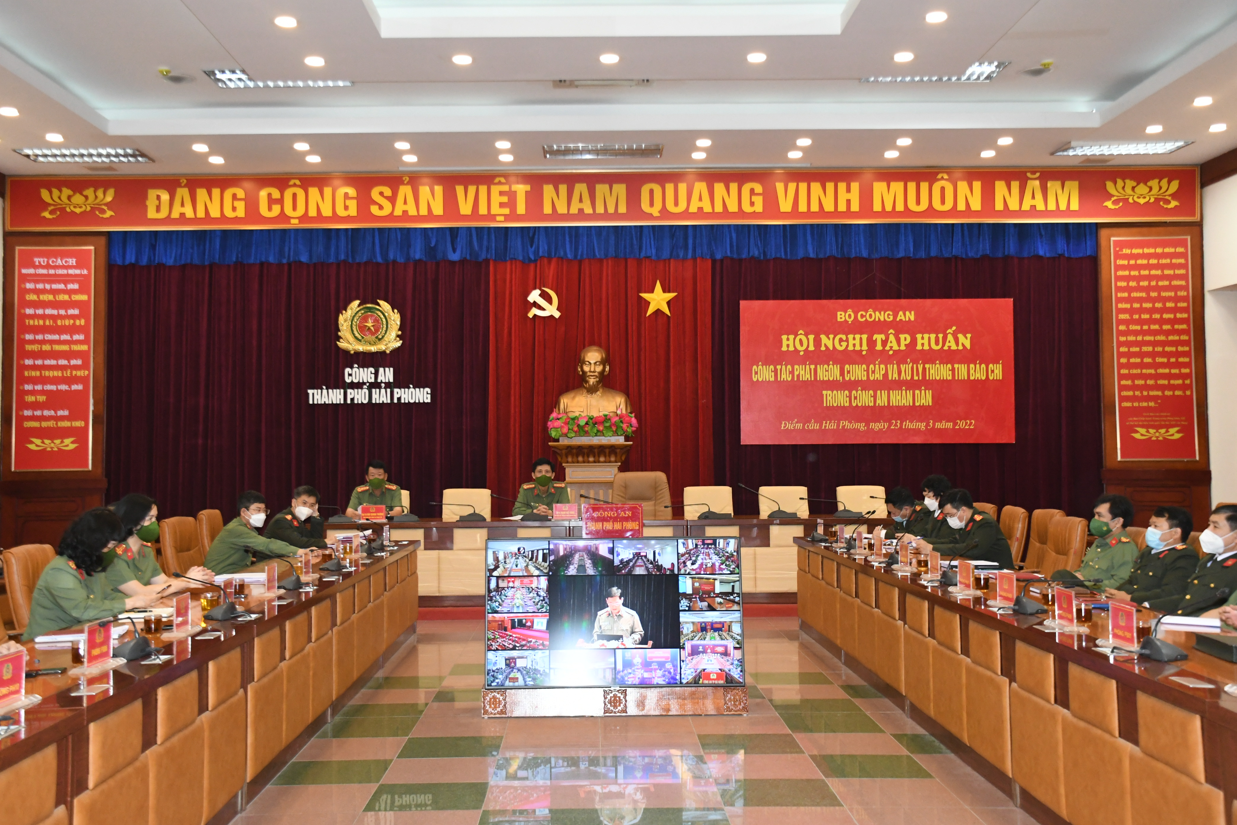 Tập huấn công tác phát ngôn, cung cấp và xử lý thông tin báo chí trong Công an nhân dân